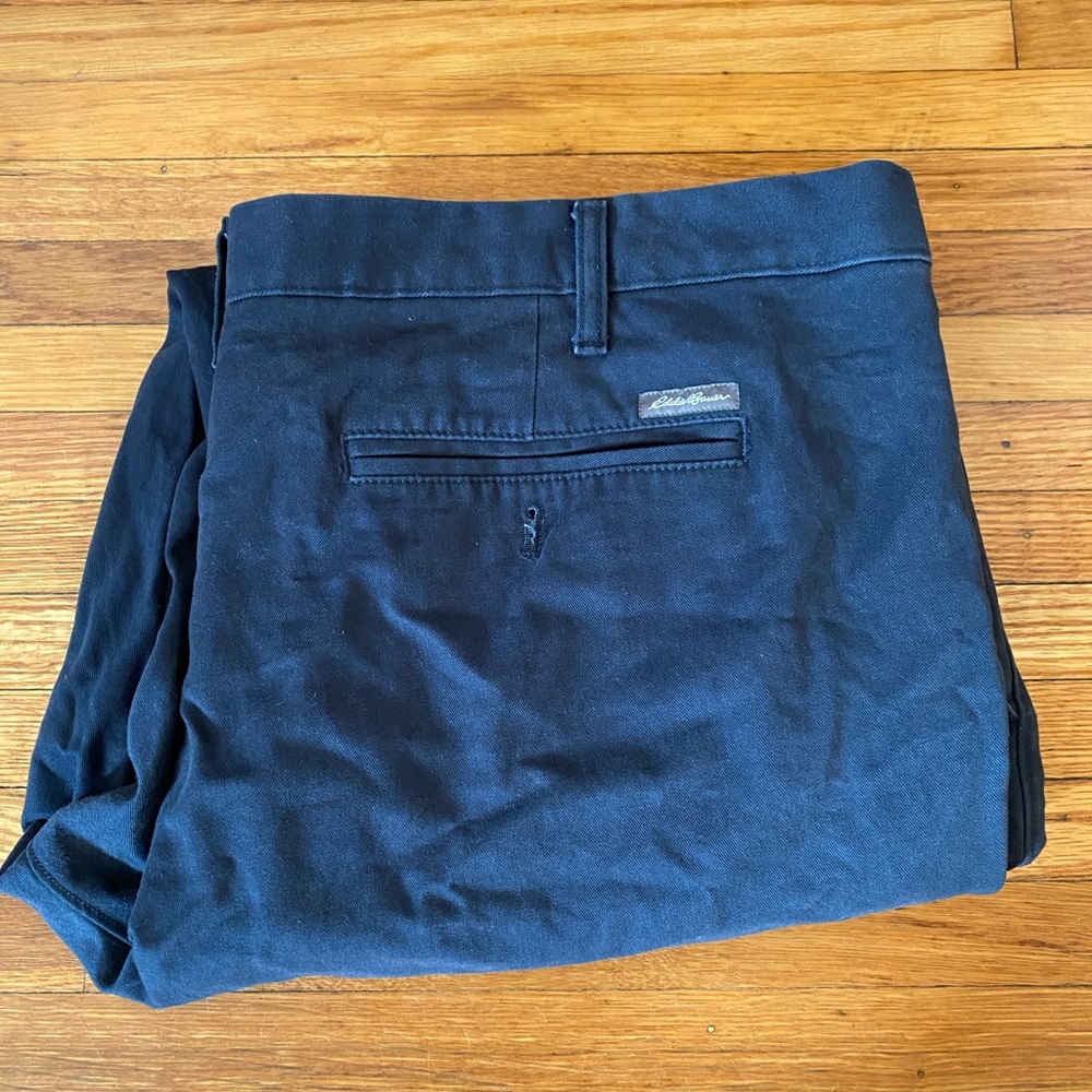 Eddie Bauer Blue Dress Khakis 40x32
